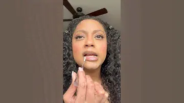 Glitter Lip Combo #glitterlipgloss #lipcombo #curly
