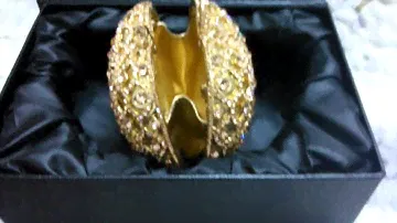 Apple Women Purse Bag Small Golden Crystal Clutch Bag for Wedding Special Occasions