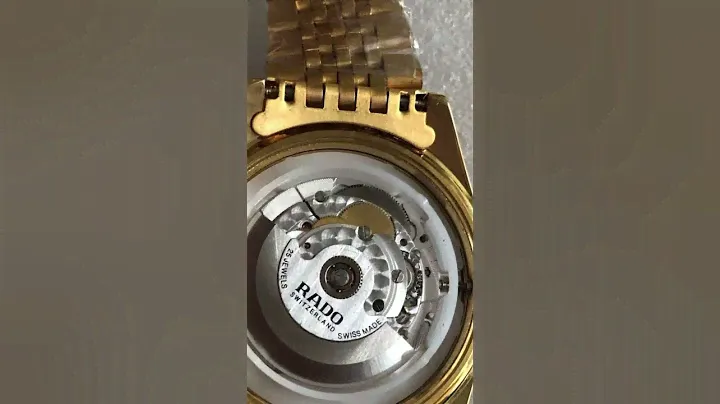 I got a next gold watch!RADO golden horse！
