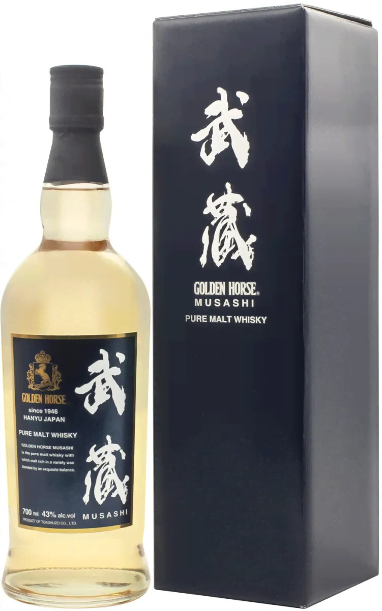 Виски Golden Horse Musashi gift box 700 мл