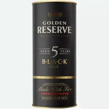 Коньяк Golden Reserve Black Cask 5 лет 0,5 л в подарочной упаковке туба